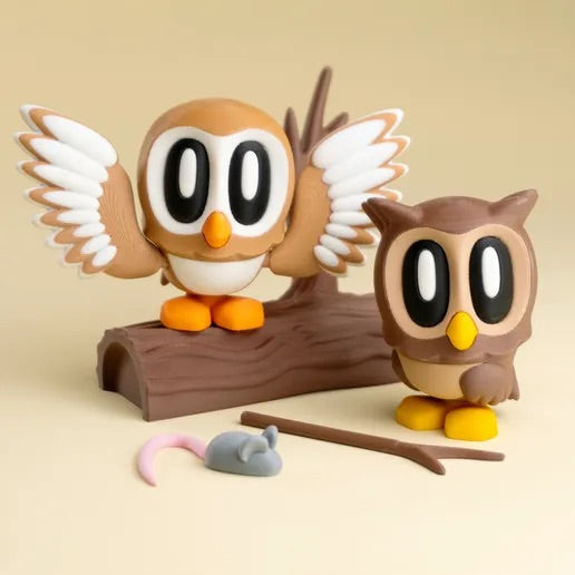 Owl | Articulated Flexi Art Toy